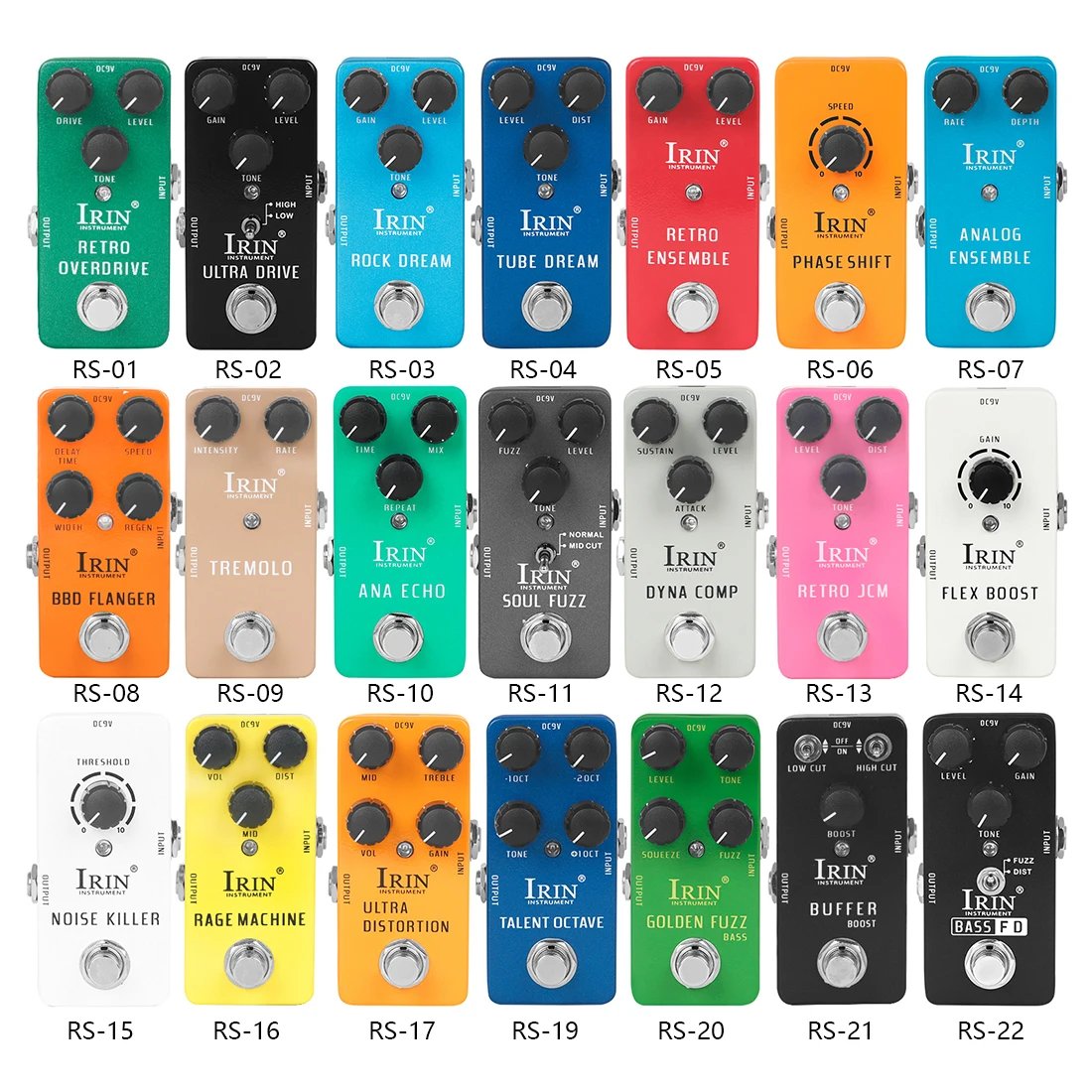 IRIN NEW Guitar Effect Pedal Compression Fuzz Overdrive Distortion Boost Bass True Bypass Pedals Electric Guitar Accessories IRIN NEW Guitar Effect Pedal Compression Fuzz Overdrive Distortion Boost Bass True Bypass Pedals Electric Guitar Accessories