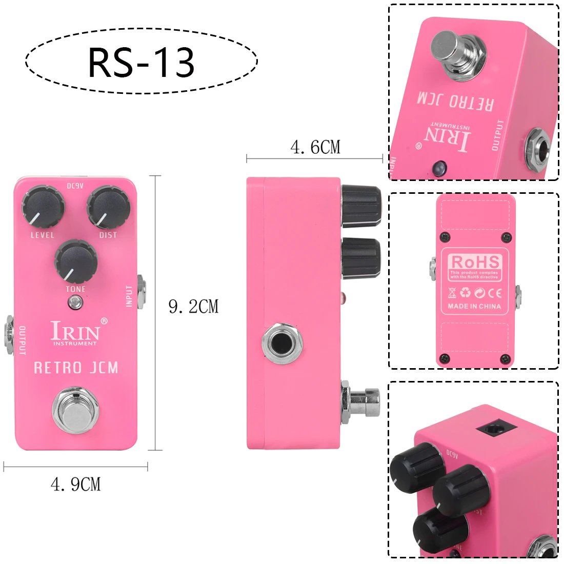 IRIN NEW Guitar Effect Pedal Compression Fuzz Overdrive Distortion Boost Bass True Bypass Pedals Electric Guitar Accessories IRIN NEW Guitar Effect Pedal Compression Fuzz Overdrive Distortion Boost Bass True Bypass Pedals Electric Guitar Accessories