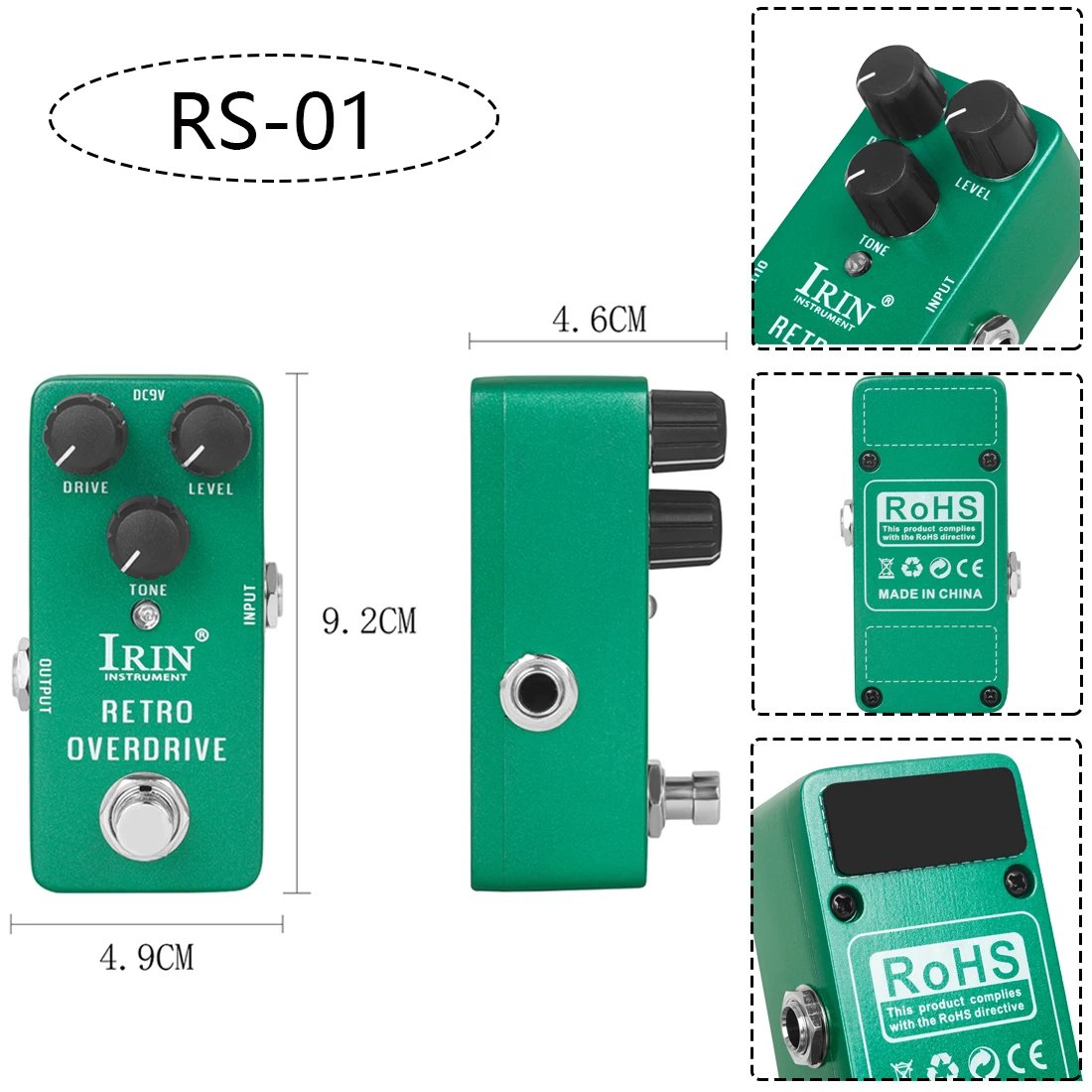 IRIN NEW Guitar Effect Pedal Compression Fuzz Overdrive Distortion Boost Bass True Bypass Pedals Electric Guitar Accessories IRIN NEW Guitar Effect Pedal Compression Fuzz Overdrive Distortion Boost Bass True Bypass Pedals Electric Guitar Accessories