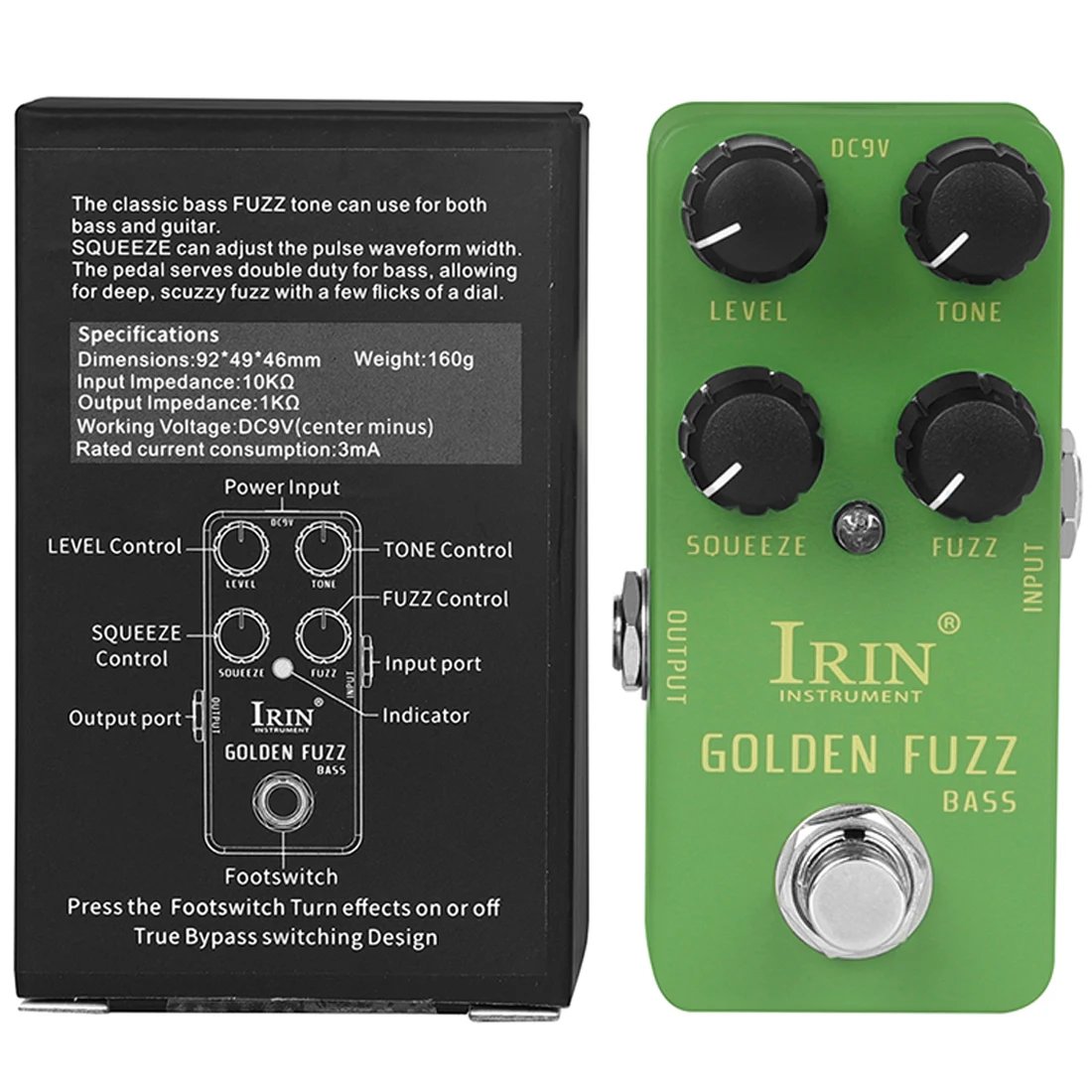 IRIN NEW Guitar Effect Pedal Compression Fuzz Overdrive Distortion Boost Bass True Bypass Pedals Electric Guitar Accessories IRIN NEW Guitar Effect Pedal Compression Fuzz Overdrive Distortion Boost Bass True Bypass Pedals Electric Guitar Accessories