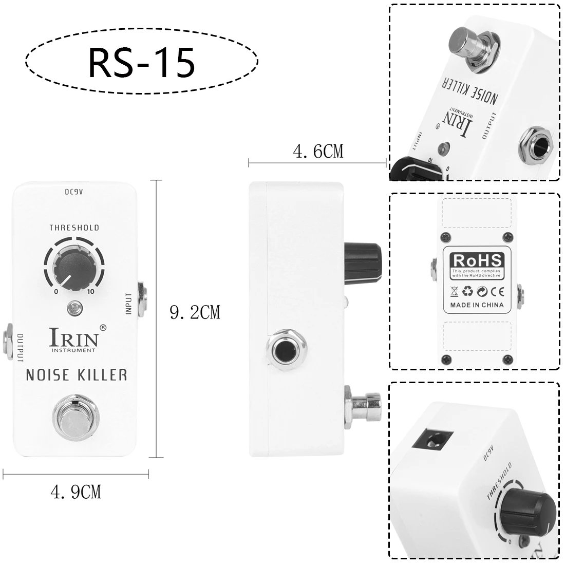 IRIN NEW Guitar Effect Pedal Compression Fuzz Overdrive Distortion Boost Bass True Bypass Pedals Electric Guitar Accessories IRIN NEW Guitar Effect Pedal Compression Fuzz Overdrive Distortion Boost Bass True Bypass Pedals Electric Guitar Accessories