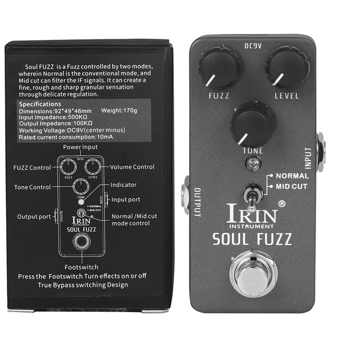 IRIN NEW Guitar Effect Pedal Compression Fuzz Overdrive Distortion Boost Bass True Bypass Pedals Electric Guitar Accessories IRIN NEW Guitar Effect Pedal Compression Fuzz Overdrive Distortion Boost Bass True Bypass Pedals Electric Guitar Accessories