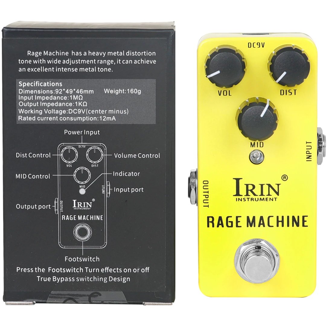 IRIN NEW Guitar Effect Pedal Compression Fuzz Overdrive Distortion Boost Bass True Bypass Pedals Electric Guitar Accessories IRIN NEW Guitar Effect Pedal Compression Fuzz Overdrive Distortion Boost Bass True Bypass Pedals Electric Guitar Accessories