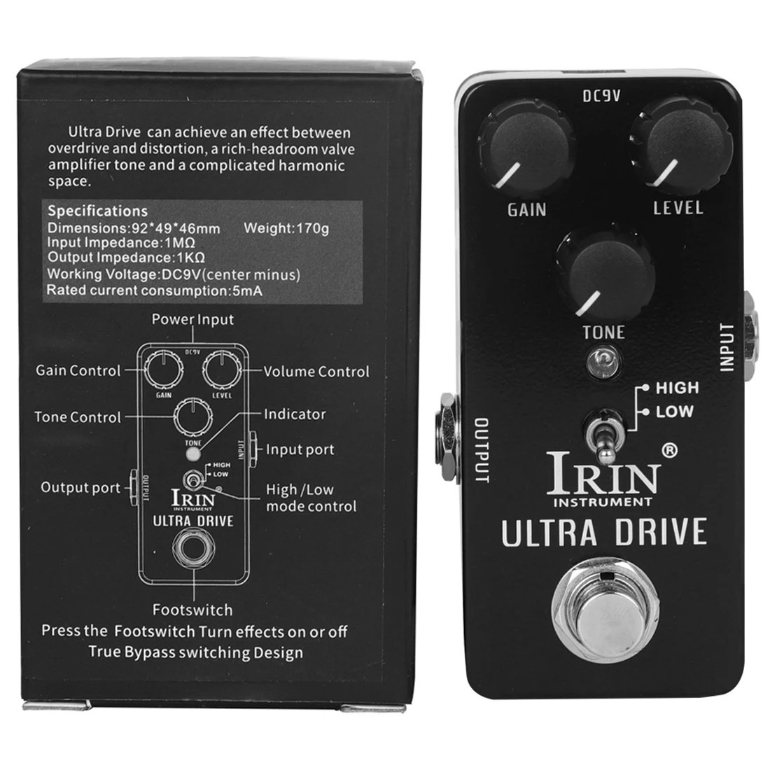 IRIN NEW Guitar Effect Pedal Compression Fuzz Overdrive Distortion Boost Bass True Bypass Pedals Electric Guitar Accessories IRIN NEW Guitar Effect Pedal Compression Fuzz Overdrive Distortion Boost Bass True Bypass Pedals Electric Guitar Accessories