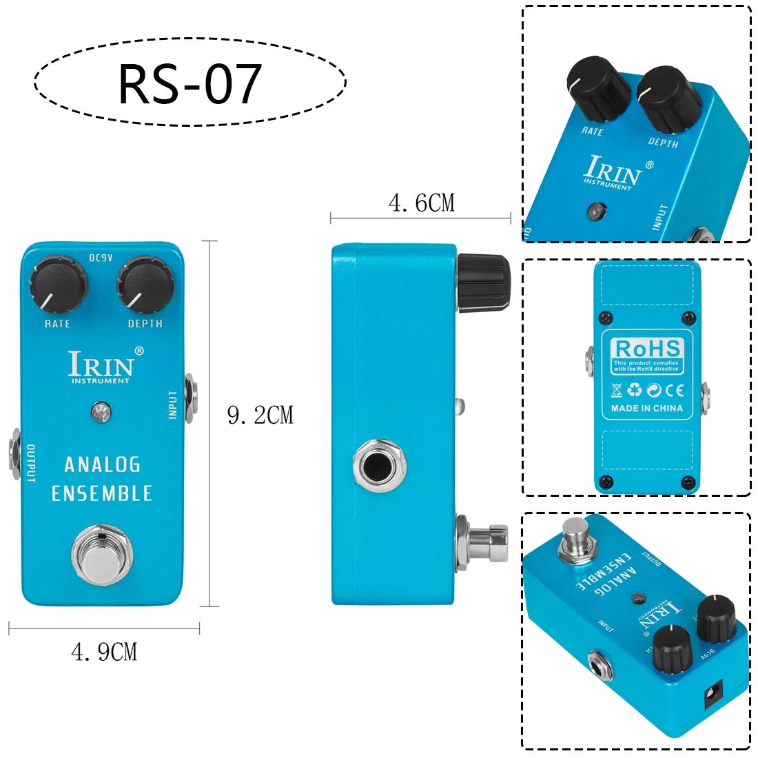 IRIN NEW Guitar Effect Pedal Compression Fuzz Overdrive Distortion Boost Bass True Bypass Pedals Electric Guitar Accessories IRIN NEW Guitar Effect Pedal Compression Fuzz Overdrive Distortion Boost Bass True Bypass Pedals Electric Guitar Accessories