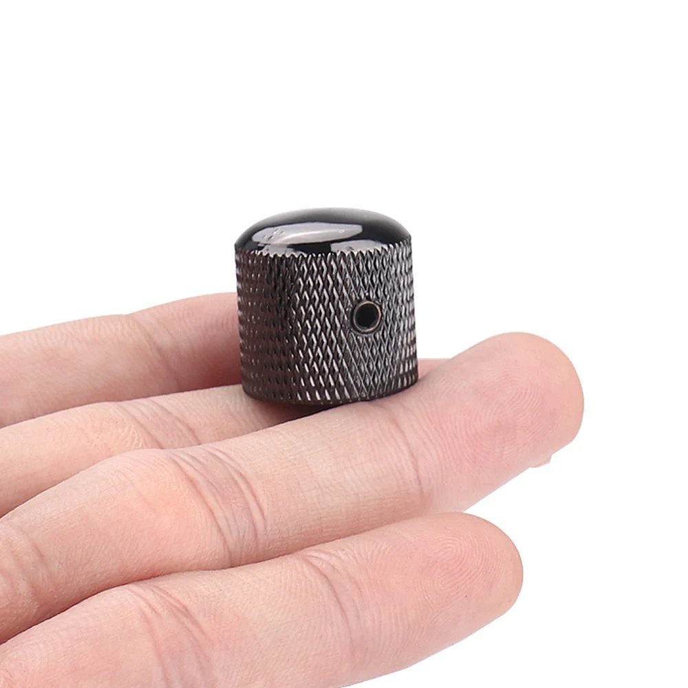 1pcs/2pcs Metal Dome Knobs Electric Bass Guitar Knobs Volume Tone Control Knobs with Wrench Bronze/BK/CR/GD/Black Nickel 1pcs/2pcs Metal Dome Knobs Electric Bass Guitar Knobs Volume Tone Control Knobs with Wrench Bronze/BK/CR/GD/Black Nickel