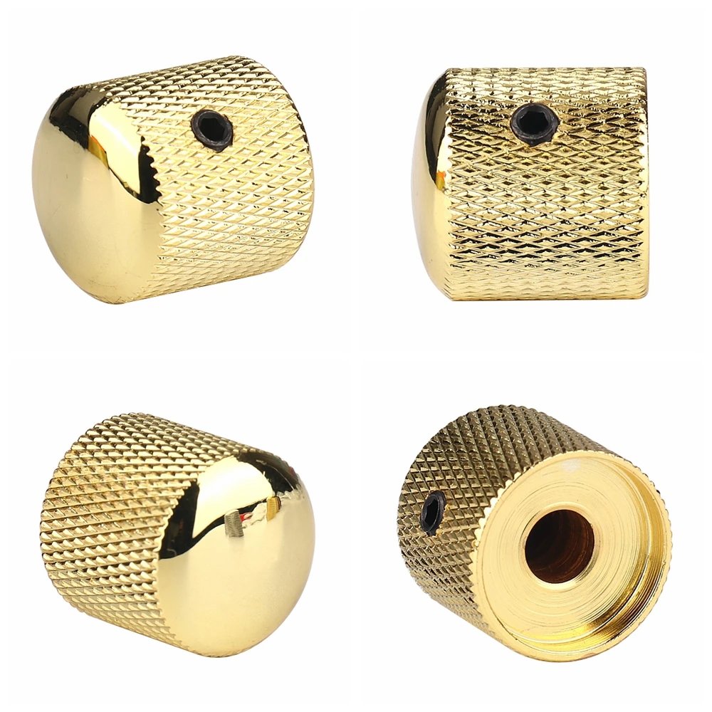 1pcs/2pcs Metal Dome Knobs Electric Bass Guitar Knobs Volume Tone Control Knobs with Wrench Bronze/BK/CR/GD/Black Nickel 1pcs/2pcs Metal Dome Knobs Electric Bass Guitar Knobs Volume Tone Control Knobs with Wrench Bronze/BK/CR/GD/Black Nickel