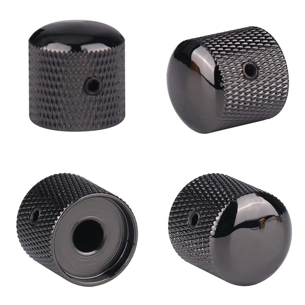 1pcs/2pcs Metal Dome Knobs Electric Bass Guitar Knobs Volume Tone Control Knobs with Wrench Bronze/BK/CR/GD/Black Nickel 1pcs/2pcs Metal Dome Knobs Electric Bass Guitar Knobs Volume Tone Control Knobs with Wrench Bronze/BK/CR/GD/Black Nickel