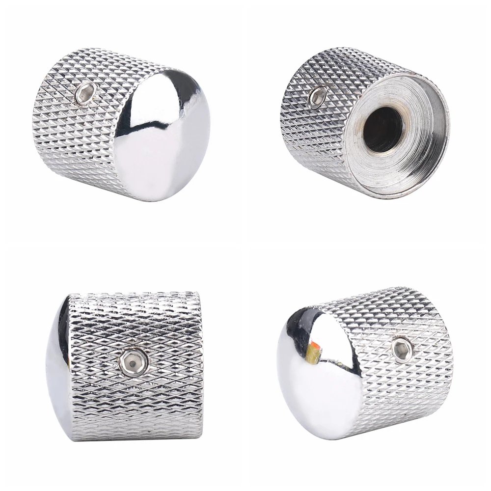 1pcs/2pcs Metal Dome Knobs Electric Bass Guitar Knobs Volume Tone Control Knobs with Wrench Bronze/BK/CR/GD/Black Nickel 1pcs/2pcs Metal Dome Knobs Electric Bass Guitar Knobs Volume Tone Control Knobs with Wrench Bronze/BK/CR/GD/Black Nickel