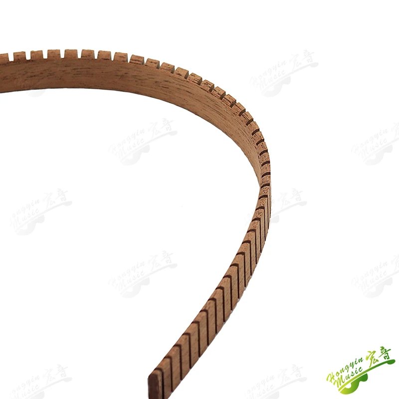 8 Pcs / Set Guitar Binding Strip Inside African mahogany/ Cedar  reverse notching Inlay Lining Guitar Edge Trim