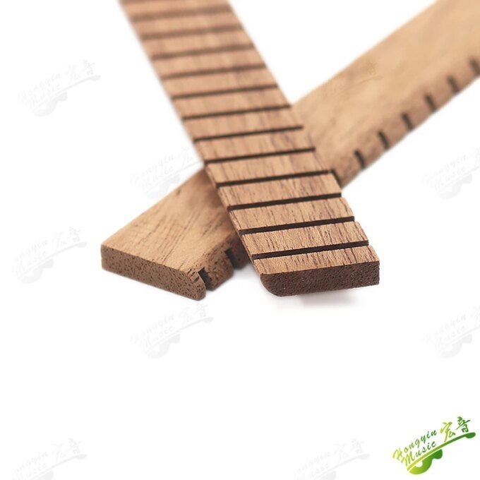 8 Pcs / Set Guitar Binding Strip Inside African mahogany/ Cedar  reverse notching Inlay Lining Guitar Edge Trim - Image 6
