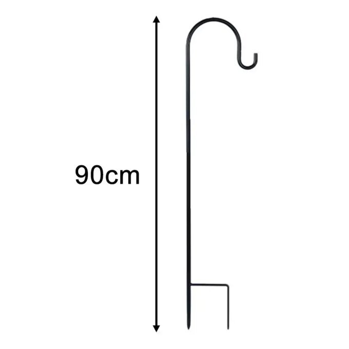 90/100/120cm Shepherd Hooks Plant Hook Craft Hook For Hanging Solar Lights Bird Feeders﻿ Outdoor Yard Garden Decor - Image 3