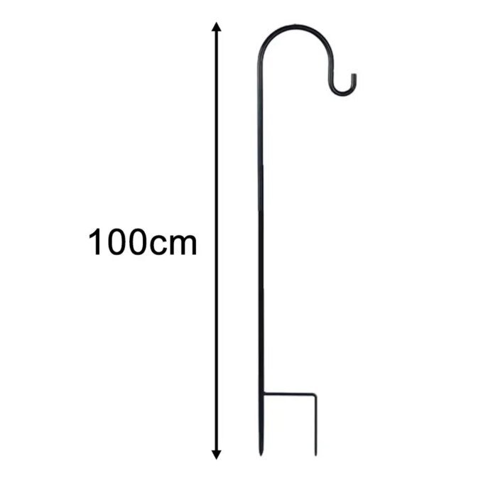 90/100/120cm Shepherd Hooks Plant Hook Craft Hook For Hanging Solar Lights Bird Feeders﻿ Outdoor Yard Garden Decor - Image 4