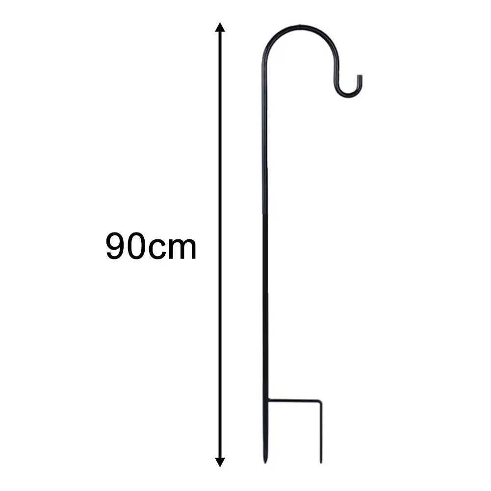 90/100/120cm Shepherd Hooks Plant Hook Craft Hook For Hanging Solar Lights Bird Feeders Outdoor Yard Garden Decor 90/100/120cm Shepherd Hooks Plant Hook Craft Hook For Hanging Solar Lights Bird Feeders Outdoor Yard Garden Decor