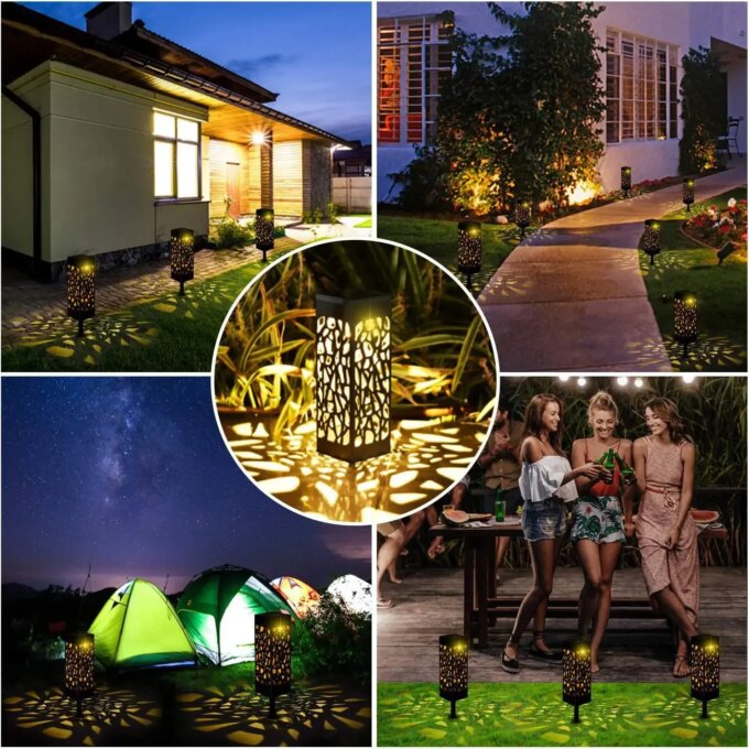 Solar Garden Light Outdoor Solar Hollow Lawn Lamp Decoration Lighting Waterproof For Pathway Yard Park Courtyard Sunpower - Image 4