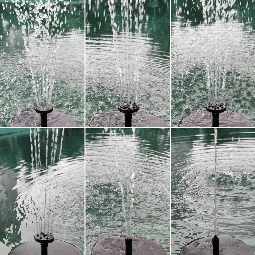 Solar - Operated Floating Pumps in 13, 16, 18cm Sizes: Ideal for Bird Baths, Garden Outdoor Water Pool and Pond Ornamentation