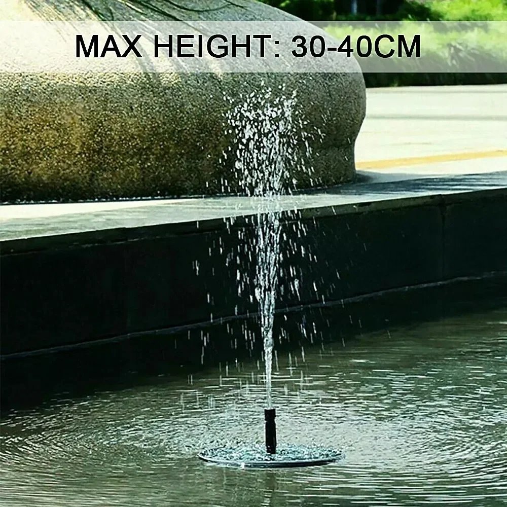 Solar - Operated Floating Pumps in 13, 16, 18cm Sizes: Ideal for Bird Baths, Garden Outdoor Water Pool and Pond Ornamentation