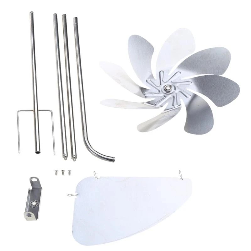 XX9B Metal Windmill Outdoor Wind Spinners 360 Degree Rotation Garden Lawn Decorations Metal Yard Decors Wind Sculptures