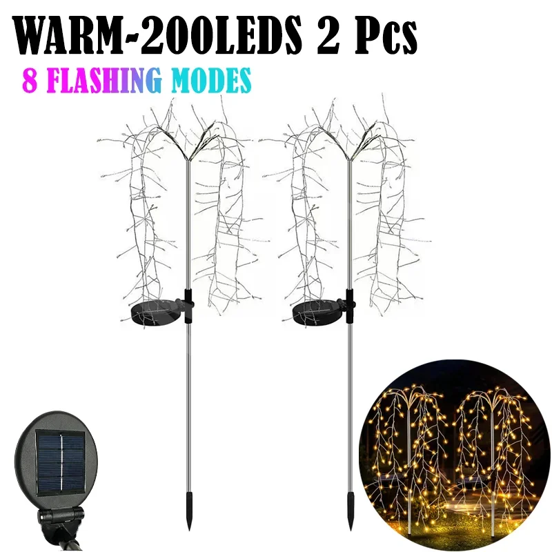 Warm-200Led 2 Pcs