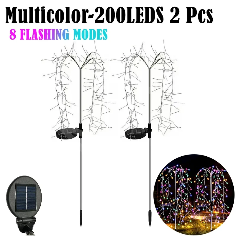 Colorful-200Led 2Pcs