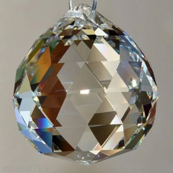 Clear Crystal Feng Shui Lamp Ball Prism Rainbow Sun Catcher Wedding Decor Home Wedding Party Decoration Ornament 20/30/40/50mm
