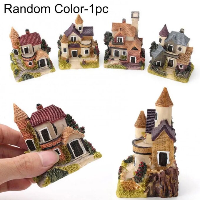 Miniature Decor Resin Decoration Craft House Fairy Garden Micro Landscape Home Decor - Image 4