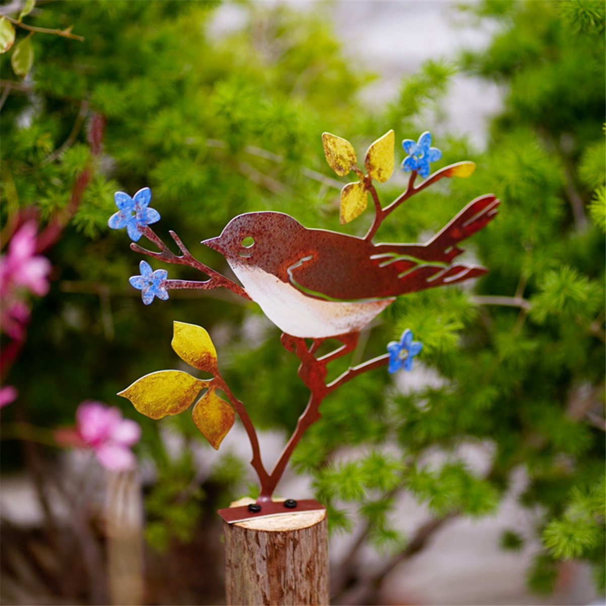 Y77A-Yard Sign Stake Metal Bird Decorative Garden Stakes,Lawn Outdoor Decorations for Front Backyard, Birthday Gift for Mom,D Y77A-Yard Sign Stake Metal Bird Decorative Garden Stakes,Lawn Outdoor Decorations for Front Backyard, Birthday Gift for Mom,D