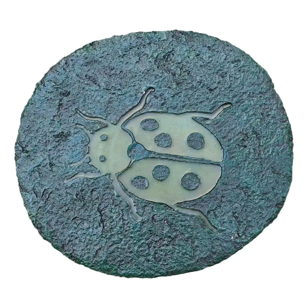 Fluorescent Stepping Stones Treads Garden Anti-Slip Grassland Garden Decorative Handicrafts Resin Outdoor Items M6W5
