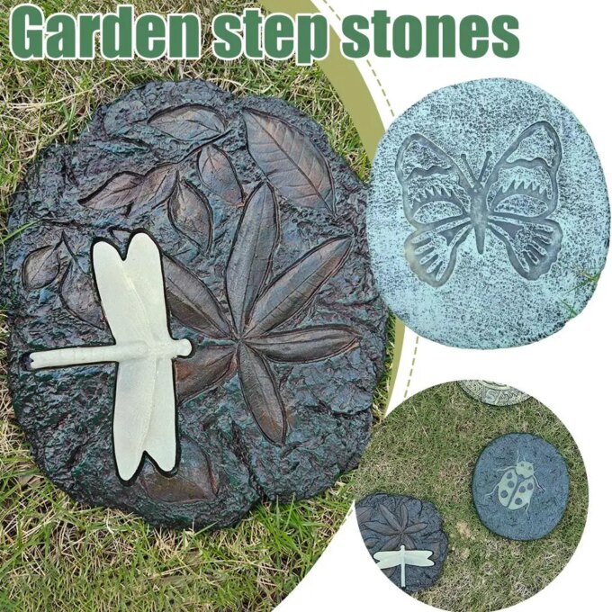 Fluorescent Stepping Stones Treads Garden Anti-Slip Grassland Garden Decorative Handicrafts Resin Outdoor Items M6W5 - Image 6