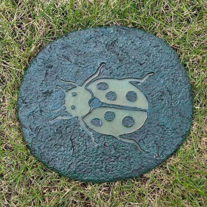 Fluorescent Stepping Stones Treads Garden Anti-Slip Grassland Garden Decorative Handicrafts Resin Outdoor Items M6W5 - Image 3