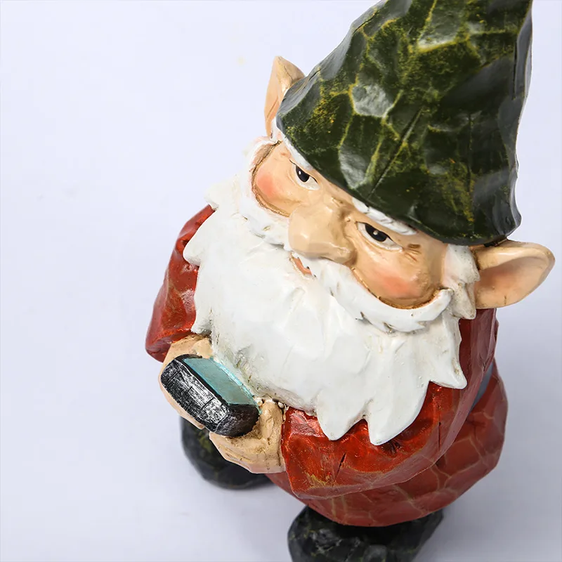 Cute Resin Garden Gnome Statue Zen Naughty Funny Dwarfs Store Lawn Ornaments For Home Office Desk Indoor Outdoor Decor Ornament