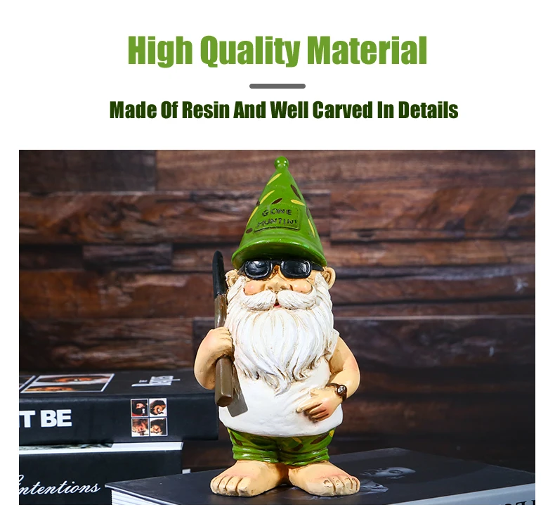 Cute Resin Garden Gnome Statue Zen Naughty Funny Dwarfs Store Lawn Ornaments For Home Office Desk Indoor Outdoor Decor Ornament