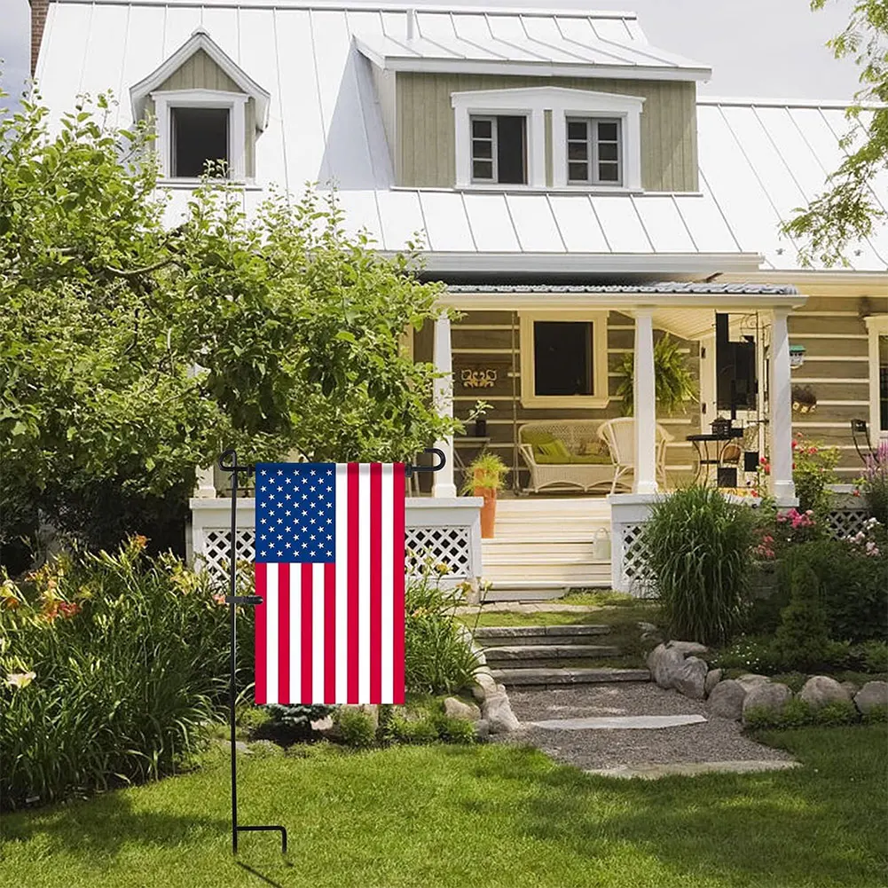 Garden Flag Stand Garden Flag Holder Stand with Clip and Stopper Yard Flag Holder Garden Flag Pole for Garden Decor
