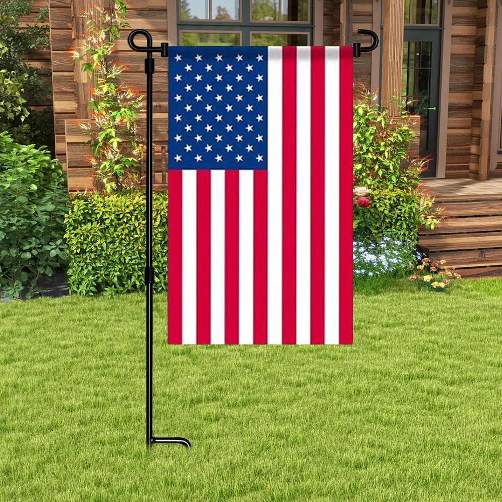 Garden Flag Stand Garden Flag Holder Stand with Clip and Stopper Yard Flag Holder Garden Flag Pole for Garden Decor