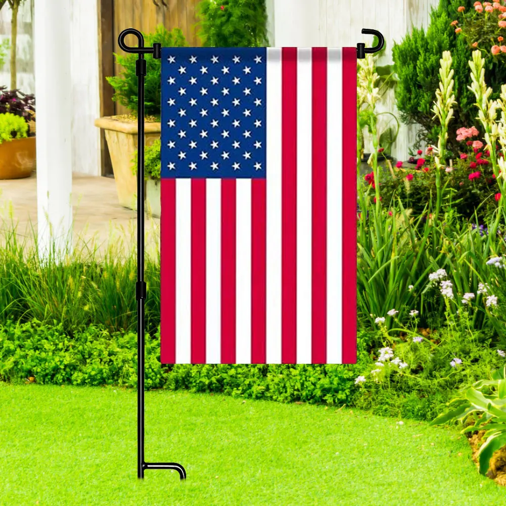 Garden Flag Stand Garden Flag Holder Stand with Clip and Stopper Yard Flag Holder Garden Flag Pole for Garden Decor