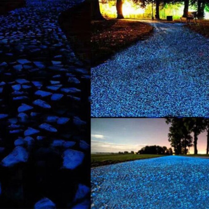 10000pcs 3-5mm Luminous Sand Glow in Dark Pebbles Stone Home Garden Yard Outdoor Path Lawn Decorations Fish Tank Aquarium Decor - Image 5