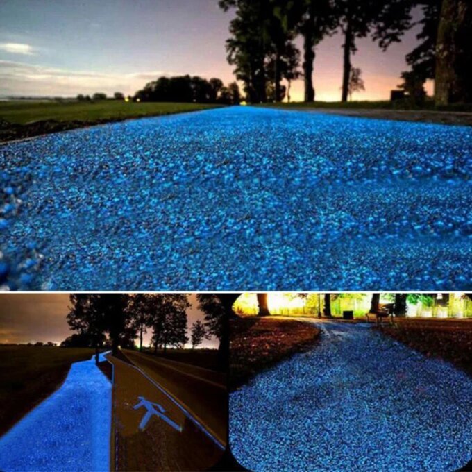 10000pcs 3-5mm Luminous Sand Glow in Dark Pebbles Stone Home Garden Yard Outdoor Path Lawn Decorations Fish Tank Aquarium Decor - Image 4