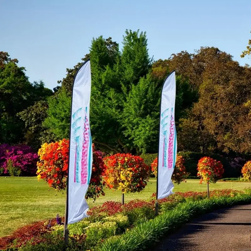 H8WB Weather Resistant Spikes Ground Stake Suitable for Sports Event & Garden Decorations Gardens and Advertising Flags