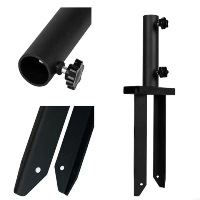 H8WB Weather Resistant Spikes Ground Stake Suitable for Sports Event & Garden Decorations Gardens and Advertising Flags - Image 2