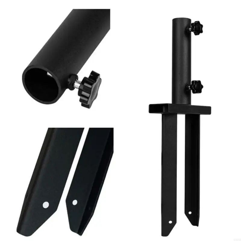 H8WB Weather Resistant Spikes Ground Stake Suitable for Sports Event & Garden Decorations Gardens and Advertising Flags