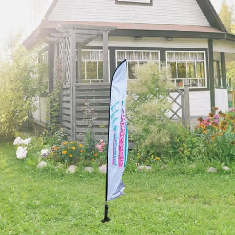 H8WB Weather Resistant Spikes Ground Stake Suitable for Sports Event & Garden Decorations Gardens and Advertising Flags
