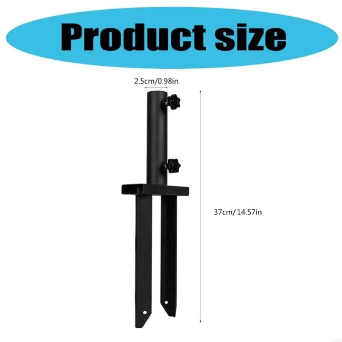 H8WB Weather Resistant Spikes Ground Stake Suitable for Sports Event & Garden Decorations Gardens and Advertising Flags - Image 6
