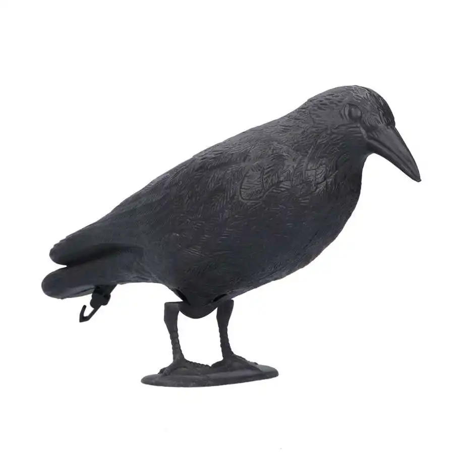 Decoracion Simulation Black Crow Raven Bird Repellent Pest Control Pigeon Repellent Garden Decoration Outdoor