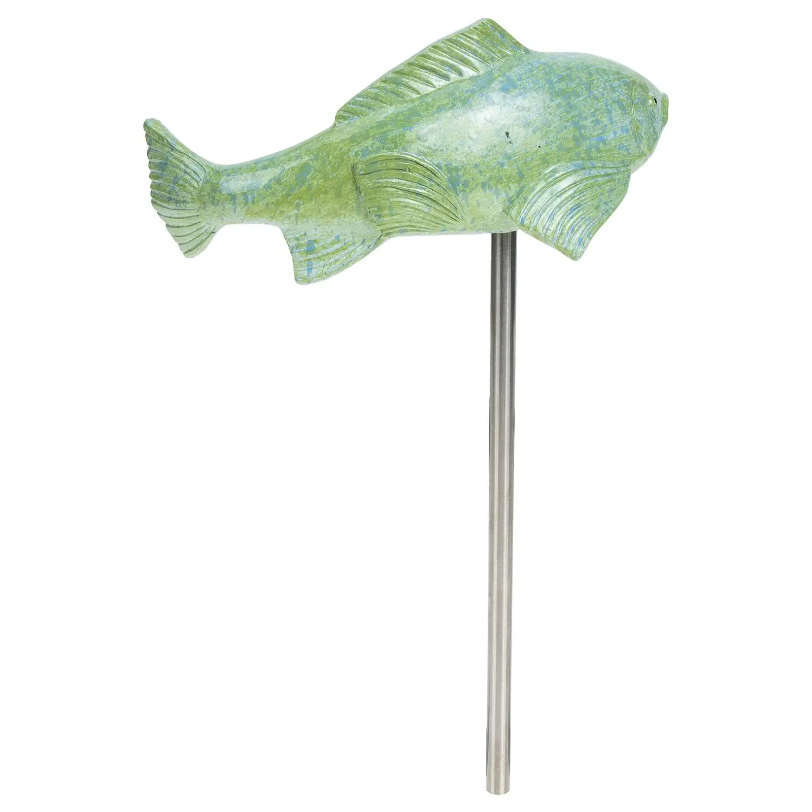 Koi Fish Resin Craft Outdoor Decor Garden Yard Stake naments Green Color Smooth Surface Fine Grinding Easy Use Koi Fish Resin Craft Outdoor Decor Garden Yard Stake naments Green Color Smooth Surface Fine Grinding Easy Use