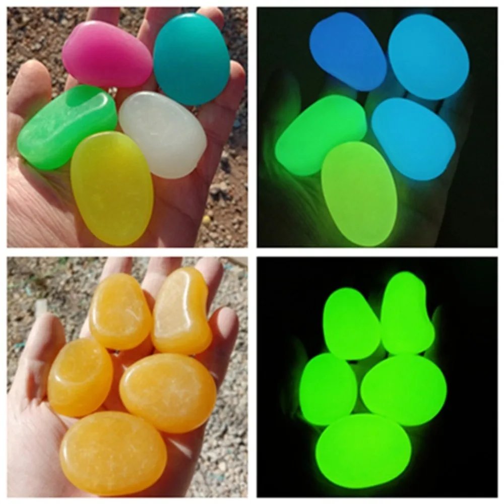 10pcs Decoration 4.5cm Luminous Pebbles Glow in Dark Garden Decoration Luminous Stone Gravel Big Big Stone Garden 10pcs Decoration 4.5cm Luminous Pebbles Glow in Dark Garden Decoration Luminous Stone Gravel Big Big Stone Garden