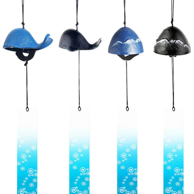 Serenity Bell Wind Chimes Japanese Style Mount Fuji Wind Chime Cast Iron Creative for Yard Porch Garden Decor - Image 6