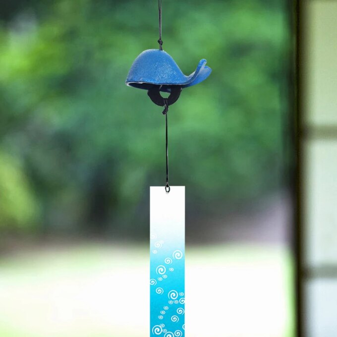 Mount Fuji Wind Chime Japanese Style Retro Animal Wind Bell Cast Iron Creative for Yard Porch Garden Decor - Image 3