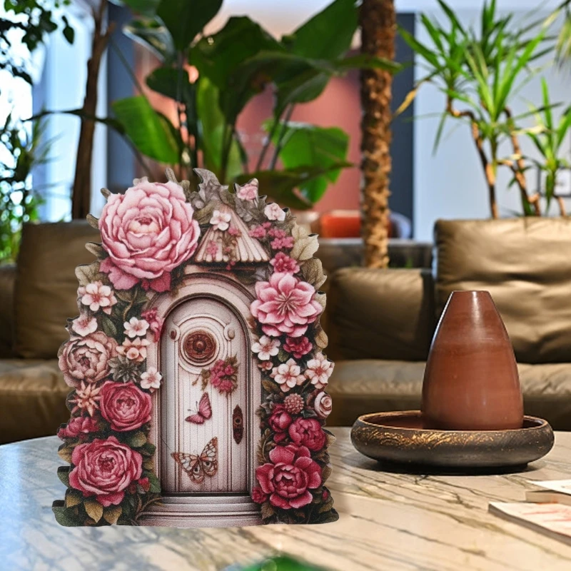 Fairy Door Tree Decorations Miniature Fairy Garden Accessories Outdoor Decors Tree Stumps Decors Door Garden Outdoor