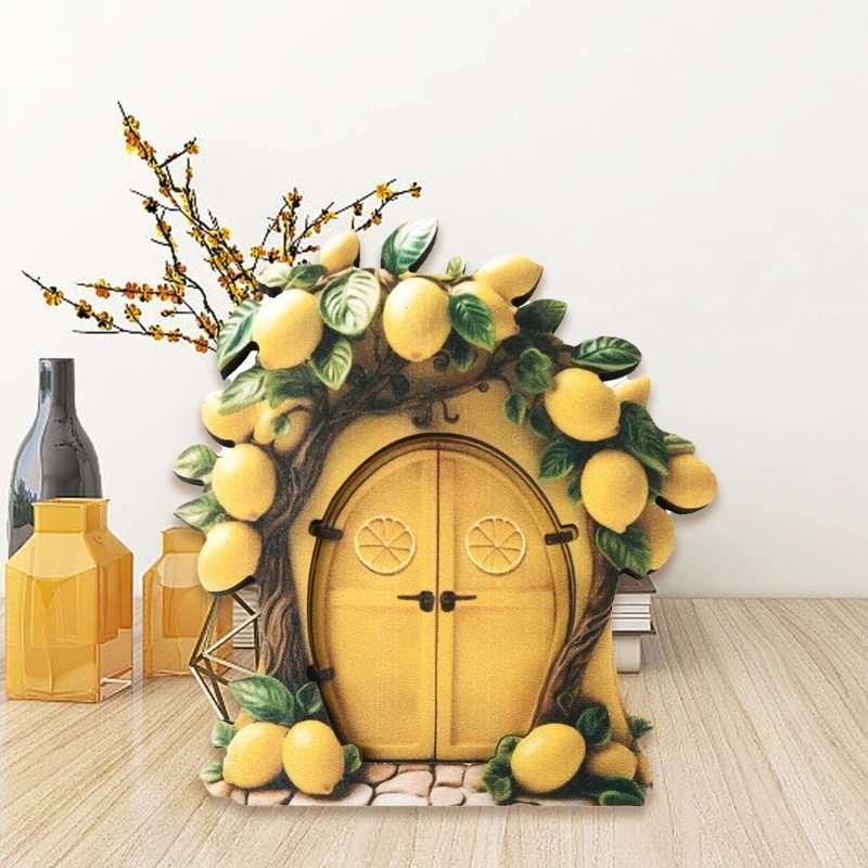 Fairy Door Tree Decorations Miniature Fairy Garden Accessories Outdoor Decors Tree Stumps Decors Door Garden Outdoor