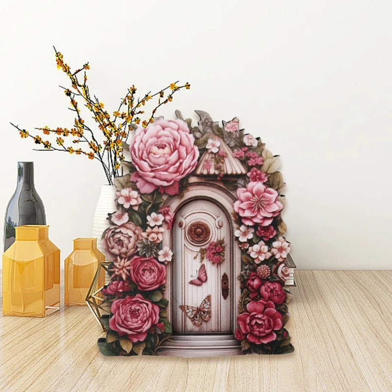 Fairy Door Tree Decorations Miniature Fairy Garden Accessories Outdoor Decors Tree Stumps Decors Door Garden Outdoor